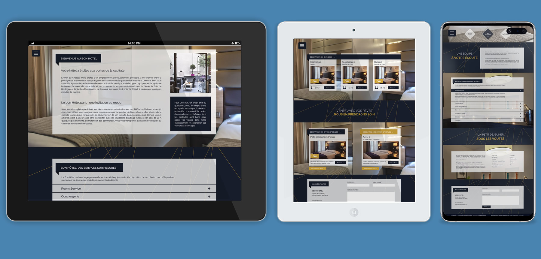 Le Bon Hotel responsive